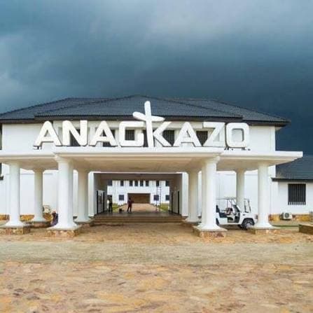 Main entrance to Anagkazo Bible School Campus